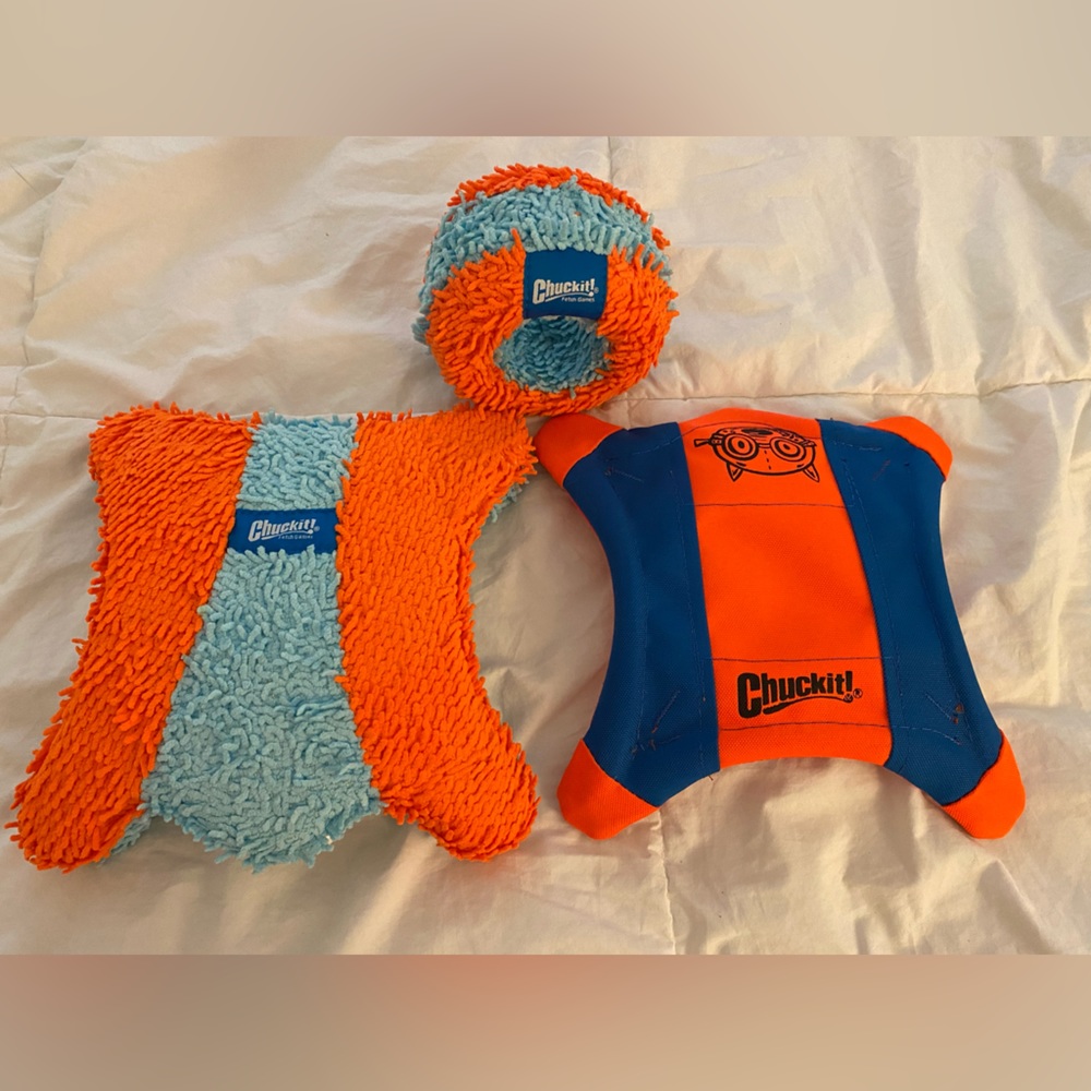 Chuck-it flying squirrels and roller!